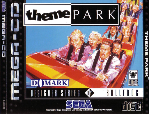 Theme Park (Europe) Sega CD Game Cover